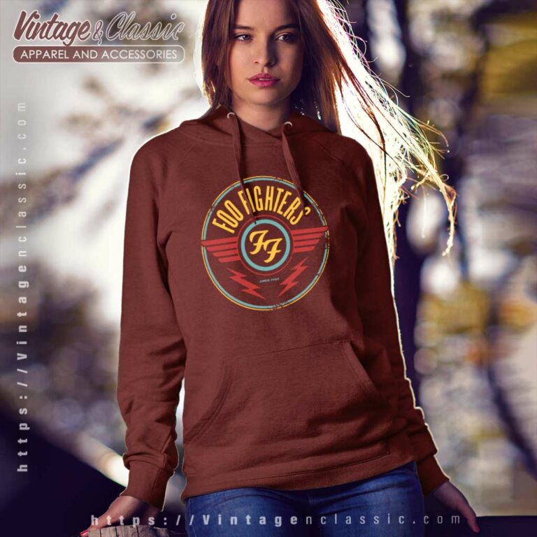 Foo Fighters Shirt Since 1995 Vintage Logo Hoodie Foo Fighters Shirt Since 1995 Vintage Logo Hoodie