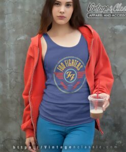 Foo Fighters Shirt Since 1995 Vintage Logo Tank Top Racerback