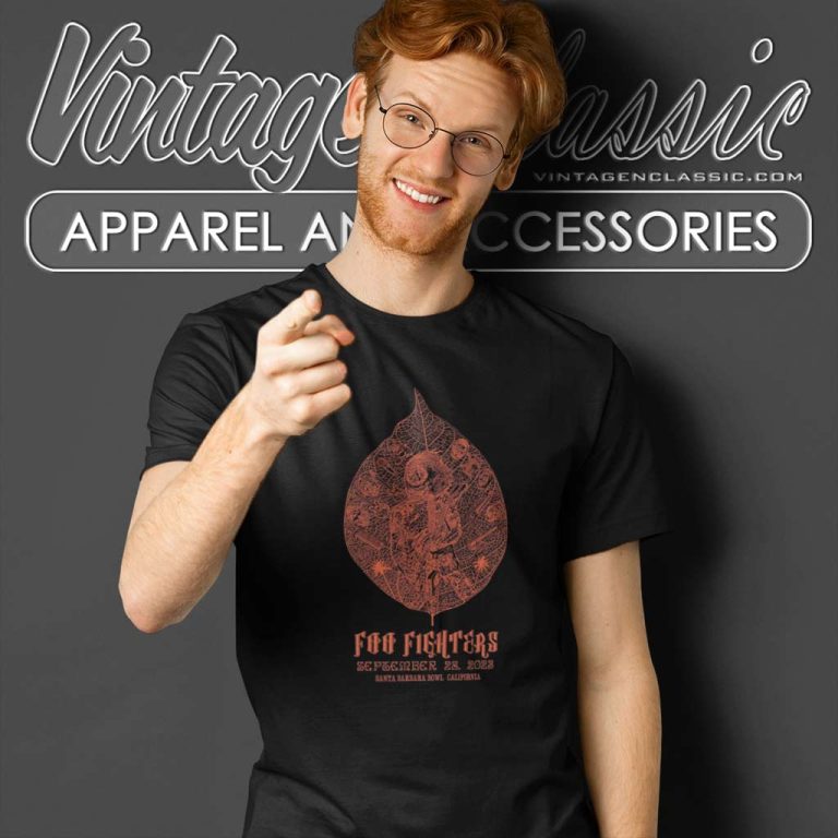 Foo Fighters Shirt Tour Santa Barbara Bowl T Shirt Foo Fighters Shirt Tour Santa Barbara Bowl T Shirt