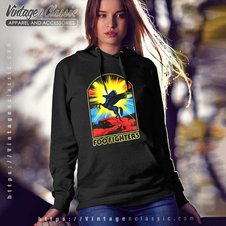 Foo Fighters Shirt Winged Horse Band Logo Hoodie Foo Fighters Shirt Winged Horse Band Logo Hoodie