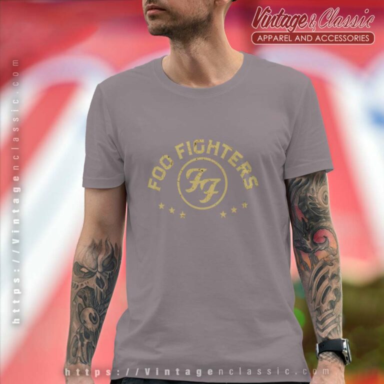 Foo Fighters Shirt With Star Logo T Shirt Foo Fighters Shirt With Star Logo T Shirt