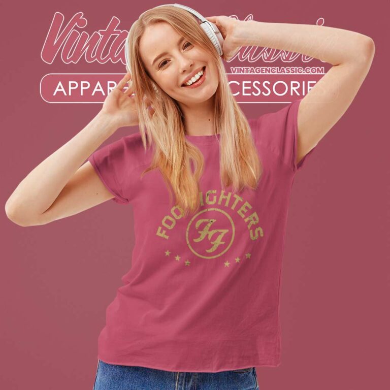 Foo Fighters Shirt With Star Logo Women TShirt Foo Fighters Shirt With Star Logo Women TShirt