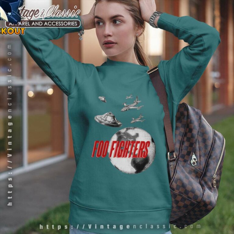 Foo Fighters Ufo Planes Sweatshirt Foo Fighters Ufo Planes Sweatshirt