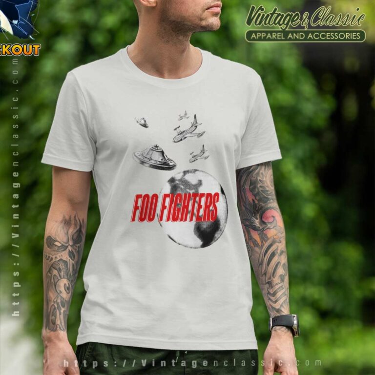 Foo Fighters Ufo Planes T Shirt Foo Fighters Ufo Planes T Shirt