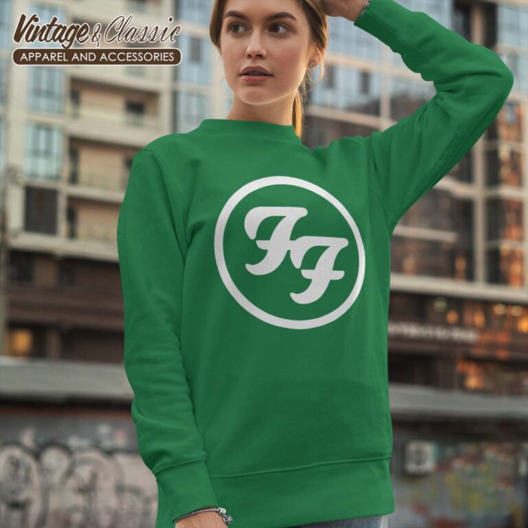 Foo Fighters White Circle Logo Sweatshirt Foo Fighters White Circle Logo Sweatshirt