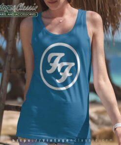Foo Fighters White Circle Logo Tanktop
