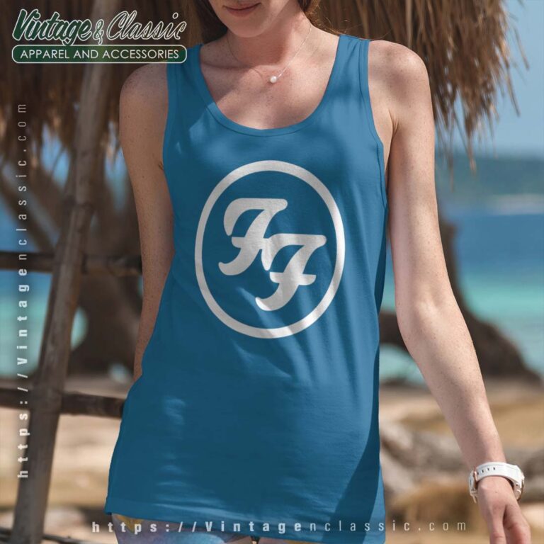 Foo Fighters White Circle Logo Tanktop Foo Fighters White Circle Logo Tanktop