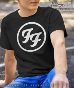 Foo Fighters White Circle Logo Tshirt