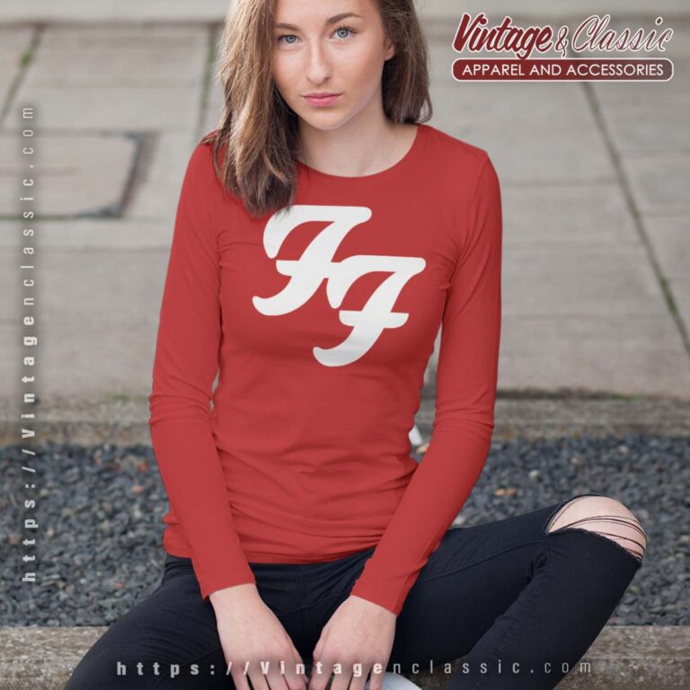 Foo Fighters White Logo Longsleeves Foo Fighters White Logo Longsleeves