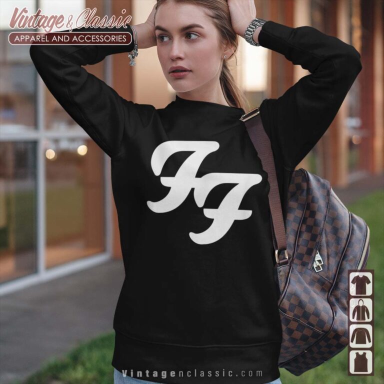 Foo Fighters White Logo Sweatshirt Foo Fighters White Logo Sweatshirt