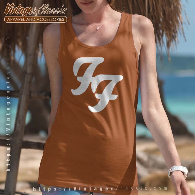 Foo Fighters White Logo Tanktop Foo Fighters White Logo Tanktop