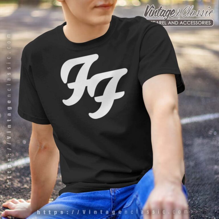 Foo Fighters White Logo Tshirt Foo Fighters White Logo Tshirt
