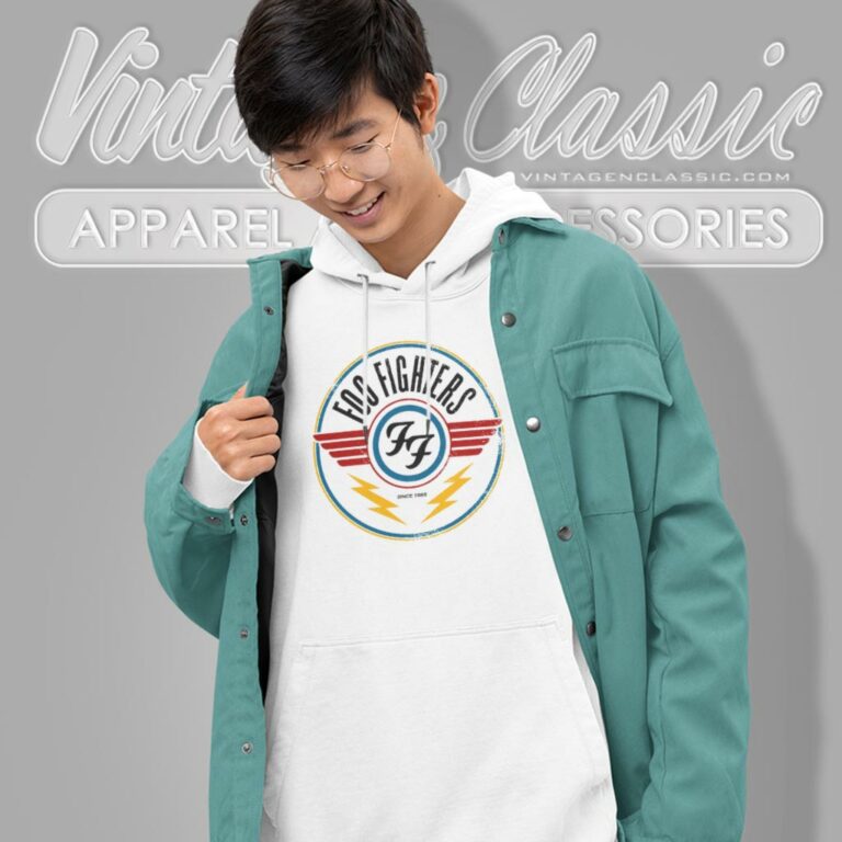 Foo Fighters Wing Emblem Hoodie 1 Foo Fighters Wing Emblem Hoodie 1