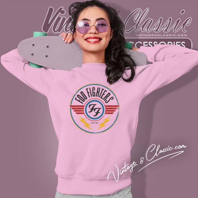 Foo Fighters Wing Emblem Sweatshirt 1 Foo Fighters Wing Emblem Sweatshirt 1