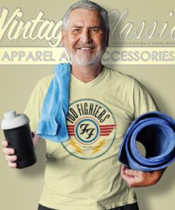 Foo Fighters Wing Emblem V Neck TShirt 1