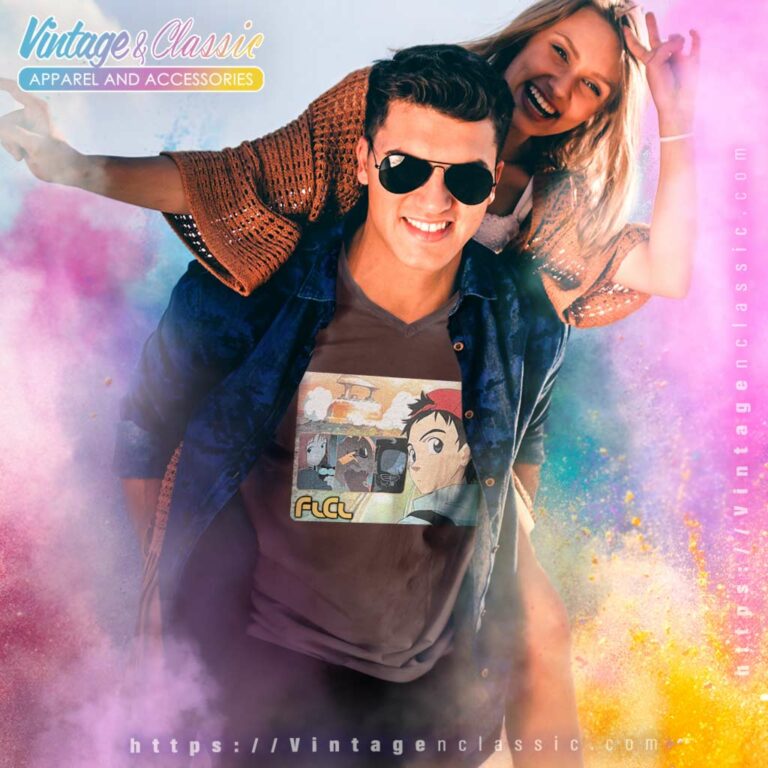 Fooly Cooly Naota Nandaba V Neck TShirt Fooly Cooly Naota Nandaba V Neck TShirt