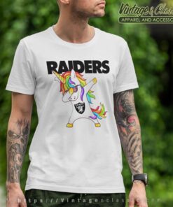 Football Funny Unicorn Oakland Raiders T Shirt