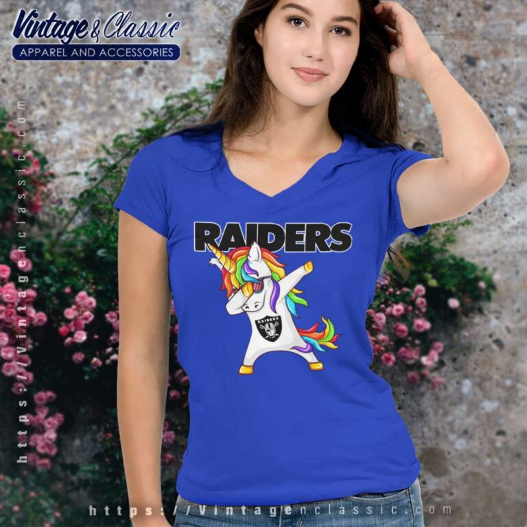 Football Funny Unicorn Oakland Raiders V Neck TShirt Football Funny Unicorn Oakland Raiders V Neck TShirt
