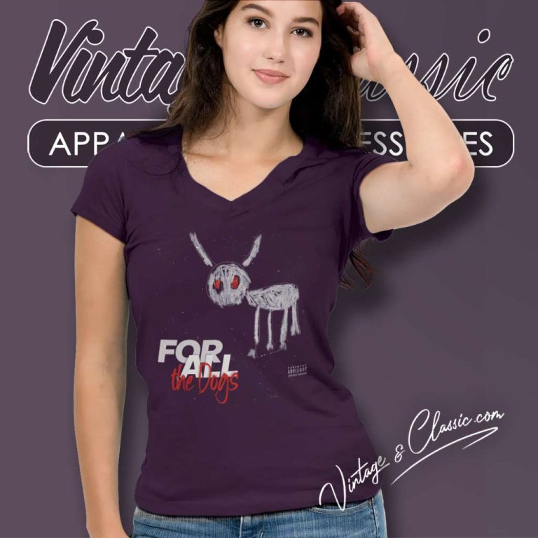 For All The Dogs Cover Shirt Drakes New Album V Neck TShirt For All The Dogs Cover Shirt Drakes New Album V Neck TShirt