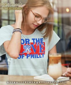 For The Love Of Philly 76ers Basketball Women TShirt