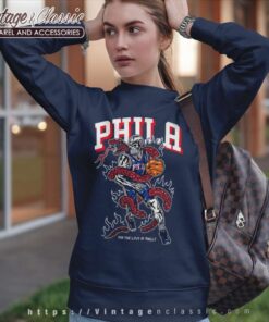 For The Love Of Philly Snake Philadelphia 76ers Sweatshirt