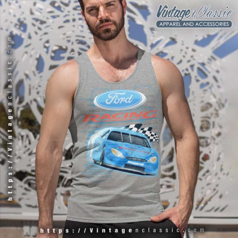Ford Nascar Racing Graphic Tank Top Racerback Ford Nascar Racing Graphic Tank Top Racerback