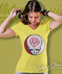 Fordham University Grateful Dead Steal Your Face V Neck TShirt