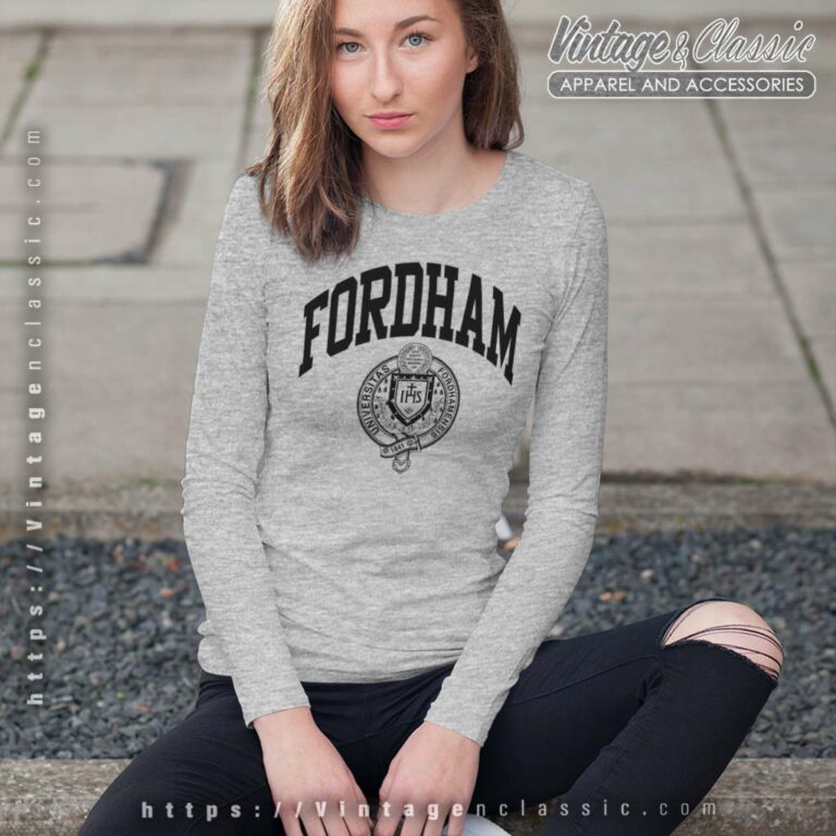 Fordham University Logo Long Sleeve Tee Fordham University Logo Long Sleeve Tee