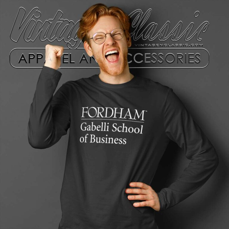 Fordham University Shirt Gabelli School Of Business Long Sleeve Tee Fordham University Shirt Gabelli School Of Business Long Sleeve Tee
