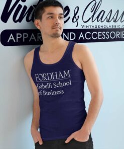 Fordham University Shirt Gabelli School Of Business Tank Top Racerback