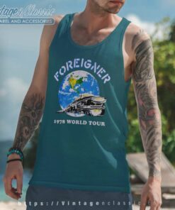 Foreigner 1978 World Tour Tank Top Racerback