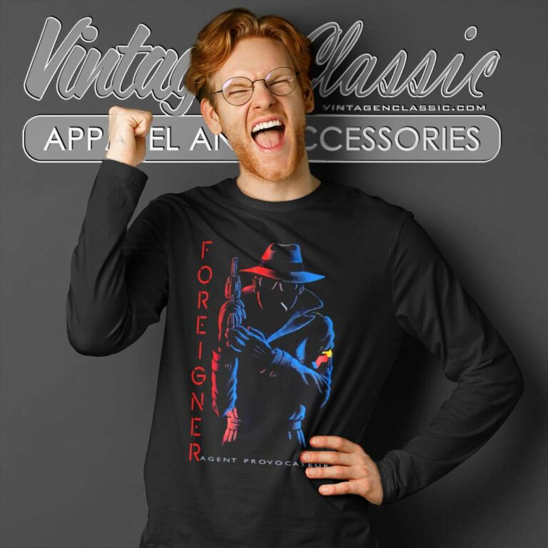 Foreigner Agent Provocateur Long Sleeve Tee Foreigner Agent Provocateur Long Sleeve Tee