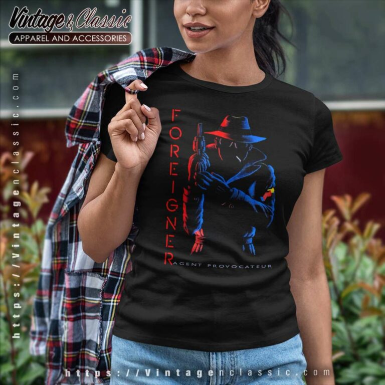 Foreigner Agent Provocateur Women TShirt Foreigner Agent Provocateur Women TShirt