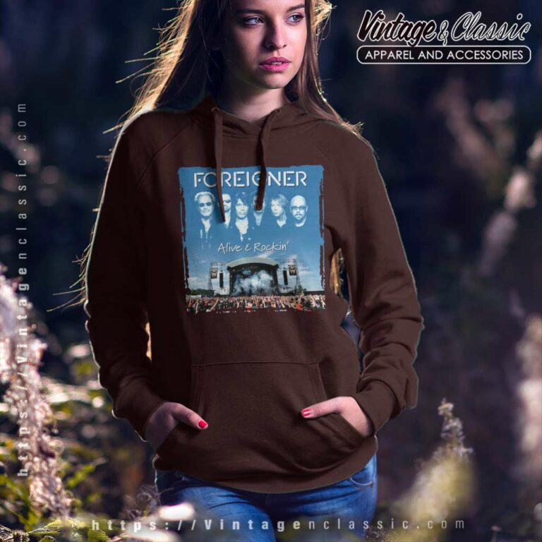 Foreigner Alive Rockin Hoodie Foreigner Alive Rockin Hoodie
