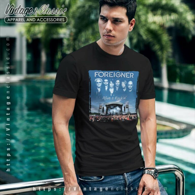 Foreigner Alive Rockin T Shirt Foreigner Alive Rockin T Shirt