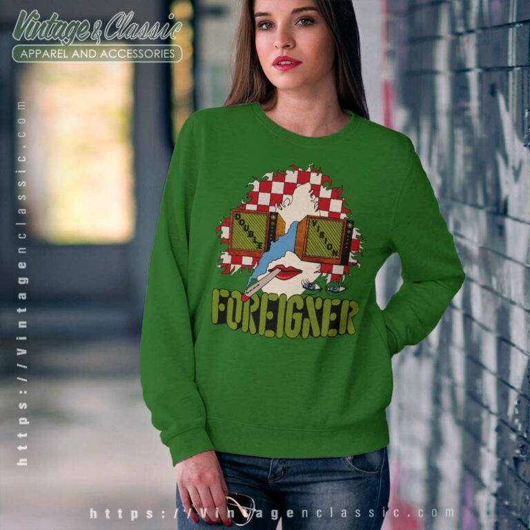 Foreigner Double Vision Tour Sweatshirt Foreigner Double Vision Tour Sweatshirt