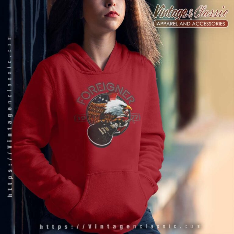 Foreigner Eagle Tour 2023 Hoodie Foreigner Eagle Tour 2023 Hoodie
