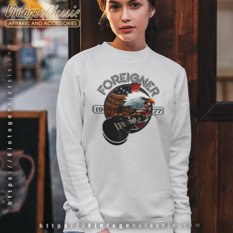 Foreigner Eagle Tour 2023 Sweatshirt Foreigner Eagle Tour 2023 Sweatshirt