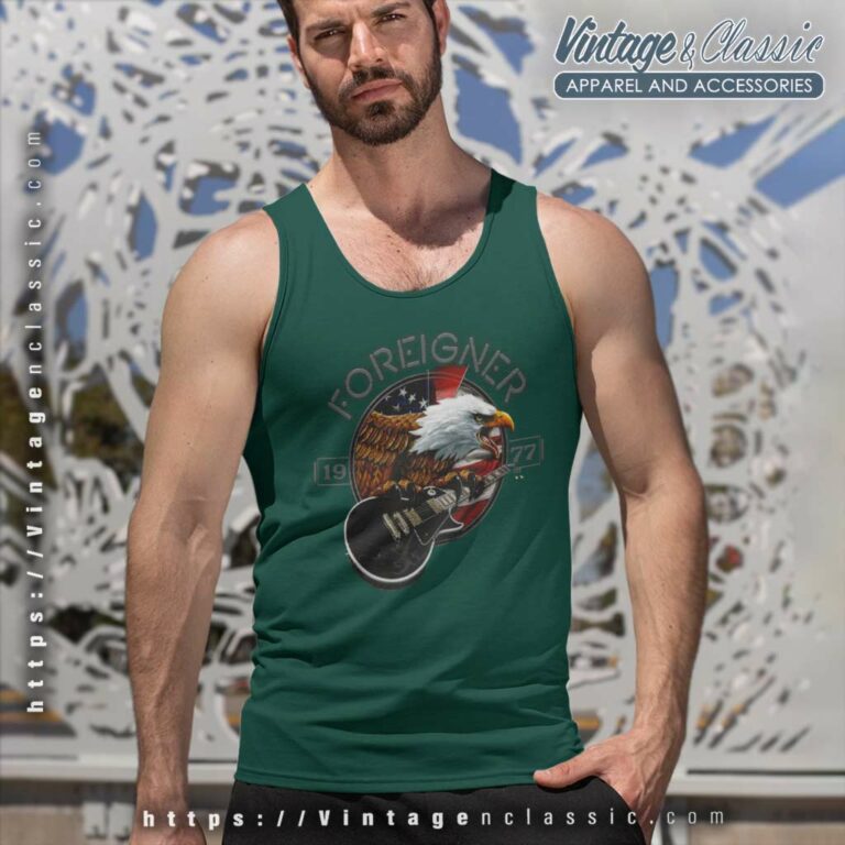 Foreigner Eagle Tour 2023 Tank Top Racerback Foreigner Eagle Tour 2023 Tank Top Racerback