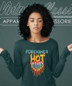Foreigner Hot Blooded Long Sleeve Tee