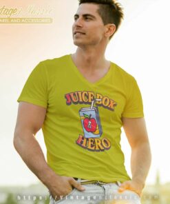 Foreigner Juice Box Hero V Neck TShirt