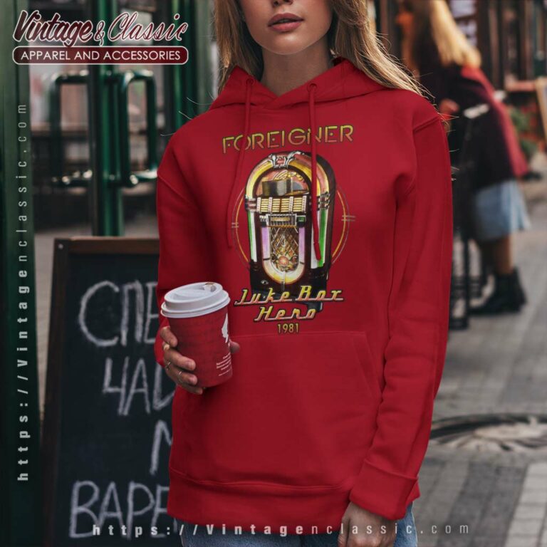 Foreigner Jukebox Hero Hoodie Foreigner Jukebox Hero Hoodie