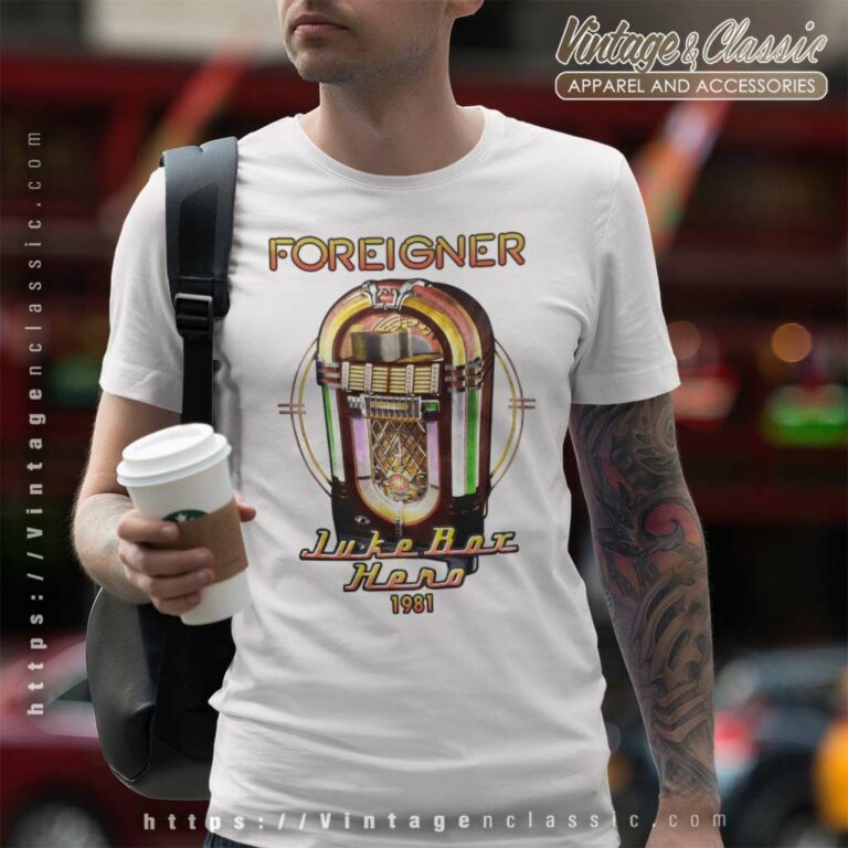 Foreigner Jukebox Hero T Shirt Foreigner Jukebox Hero T Shirt