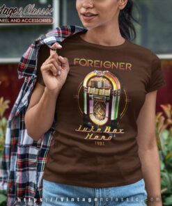 Foreigner Jukebox Hero Women TShirt