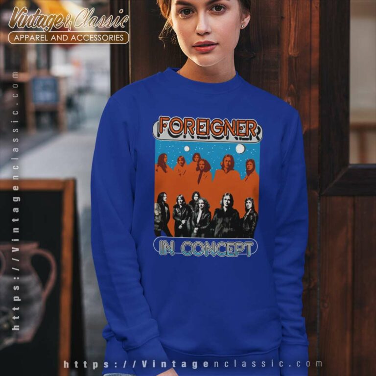 Foreigner Live In Concert Sweatshirt Foreigner Live In Concert Sweatshirt