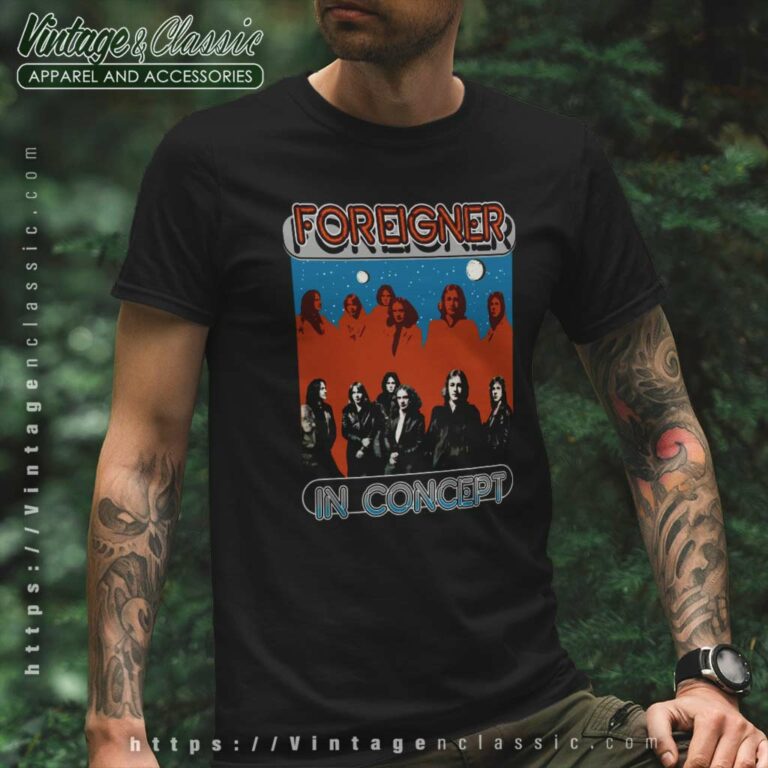 Foreigner Live In Concert T Shirt Foreigner Live In Concert T Shirt