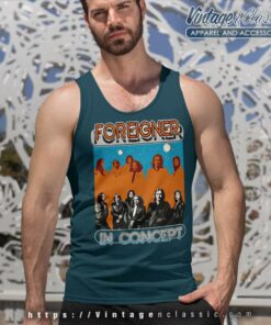 Foreigner Live In Concert Tank Top Racerback