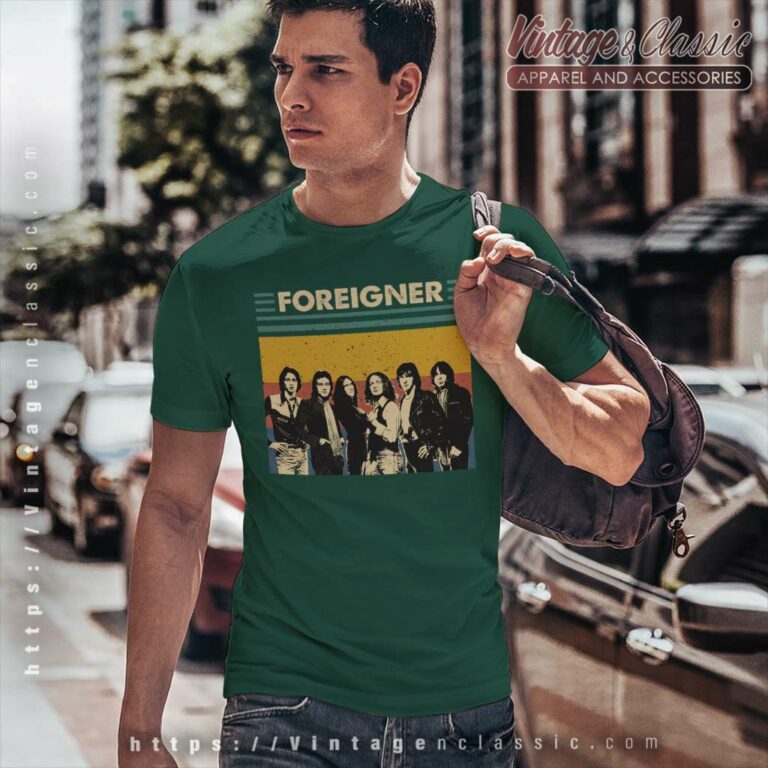 Foreigner Retro Vintage T Shirt Foreigner Retro Vintage T Shirt