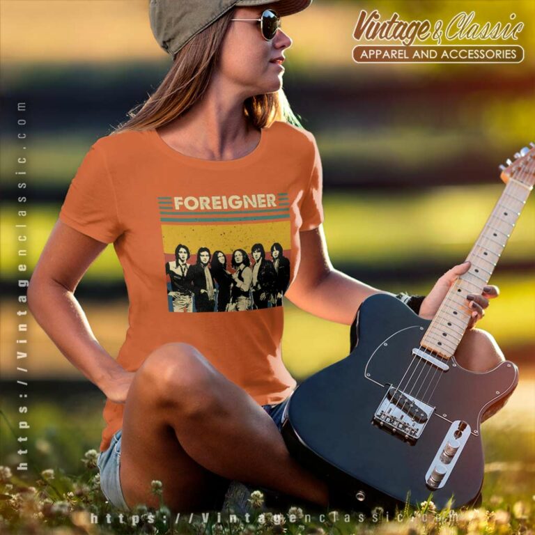 Foreigner Retro Vintage Women TShirt Foreigner Retro Vintage Women TShirt