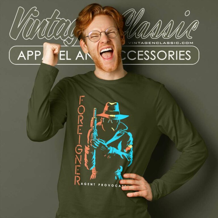 Foreigner Shirt Agent Provocateur Long Sleeve Tee Foreigner Shirt Agent Provocateur Long Sleeve Tee